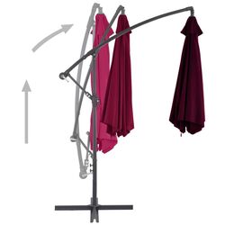 Umbrela de soare VidaXL 313754 (Burgundy) Thumb