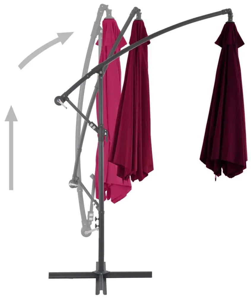 Umbrela de soare VidaXL 313754 (Burgundy) - 4