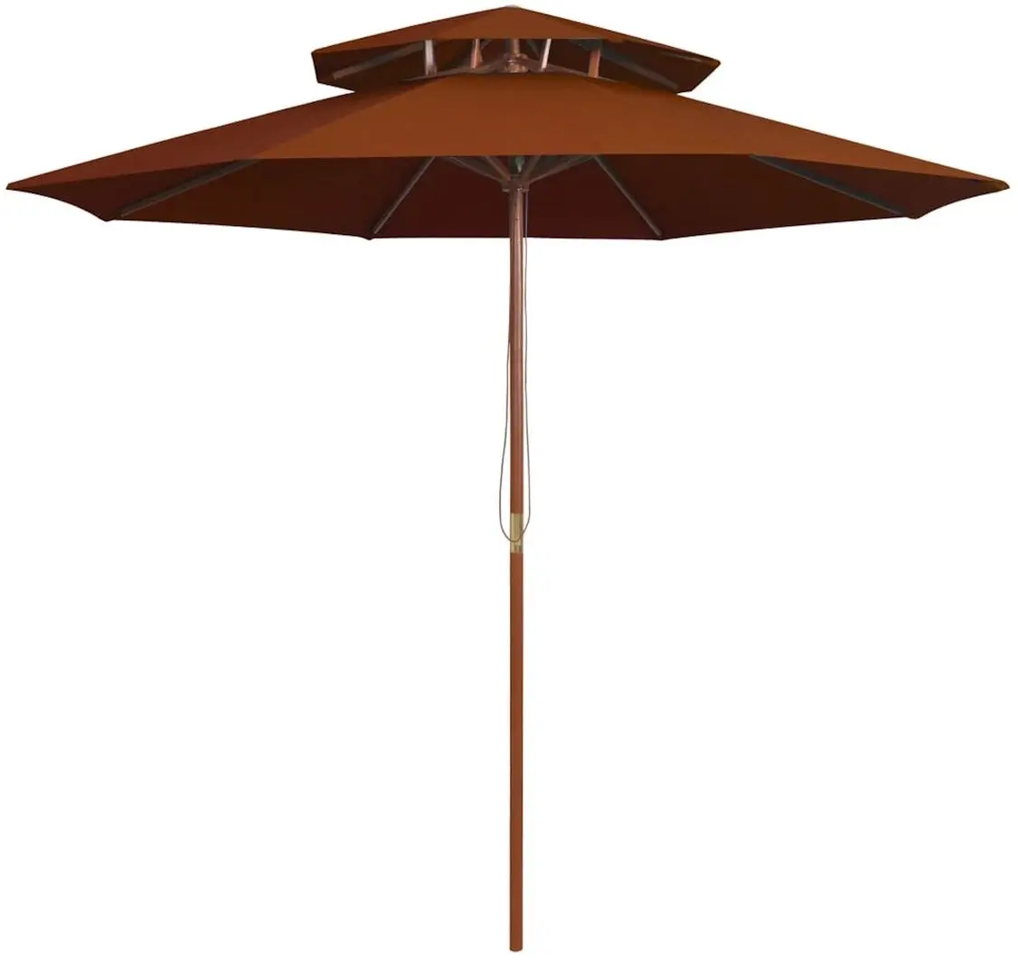 Umbrela de soare VidaXL 313765 (Terracotta)