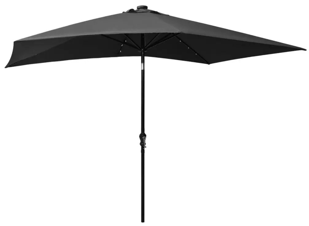 Umbrela de soare VidaXL 313788 LED (Anthracite)