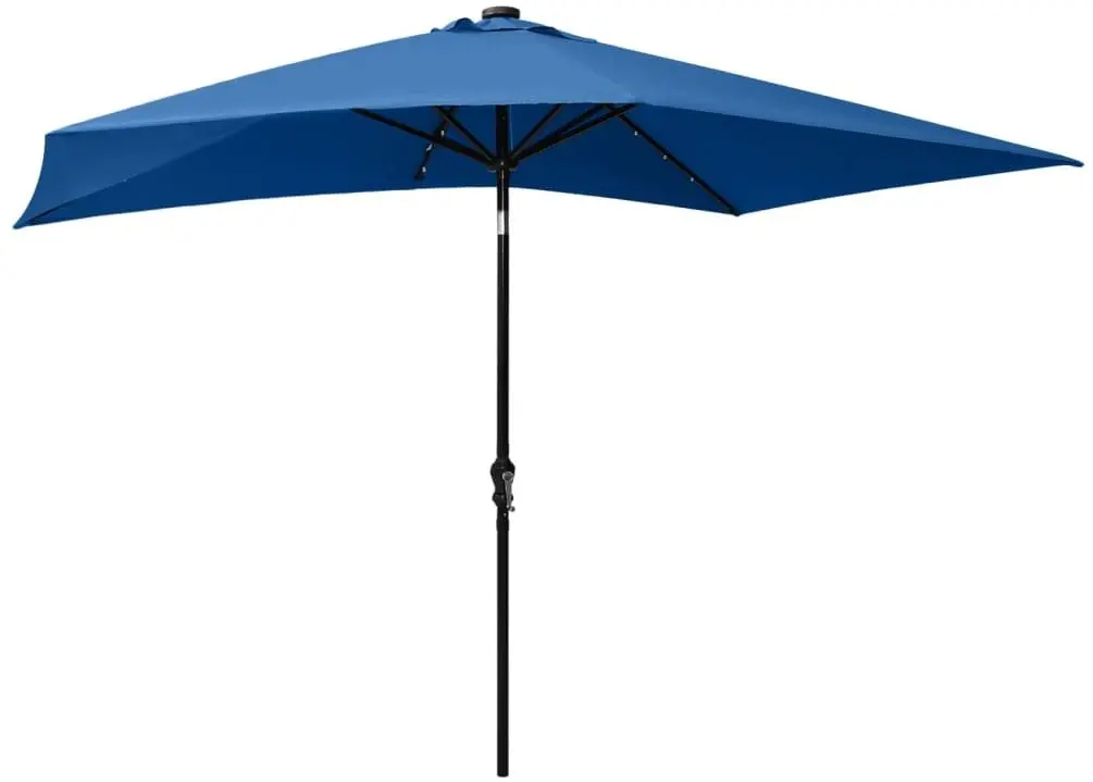 Umbrela de soare VidaXL 313793 LED (Azure Blue) - 4
