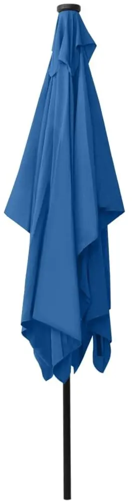 Umbrela de soare VidaXL 313793 LED (Azure Blue) - 6