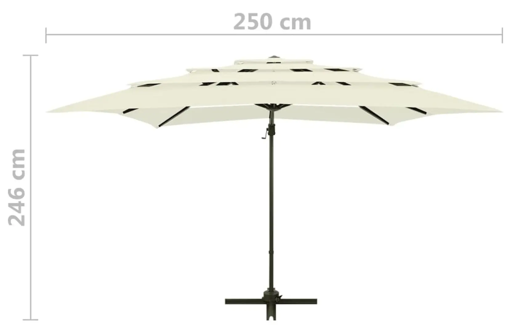 Зонт от солнца VidaXL 313820 (Sand)