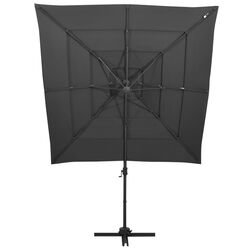 Umbrela de soare VidaXL 313822 (Anthracite) Thumb