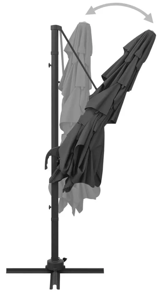 Umbrela de soare VidaXL 313822 (Anthracite)