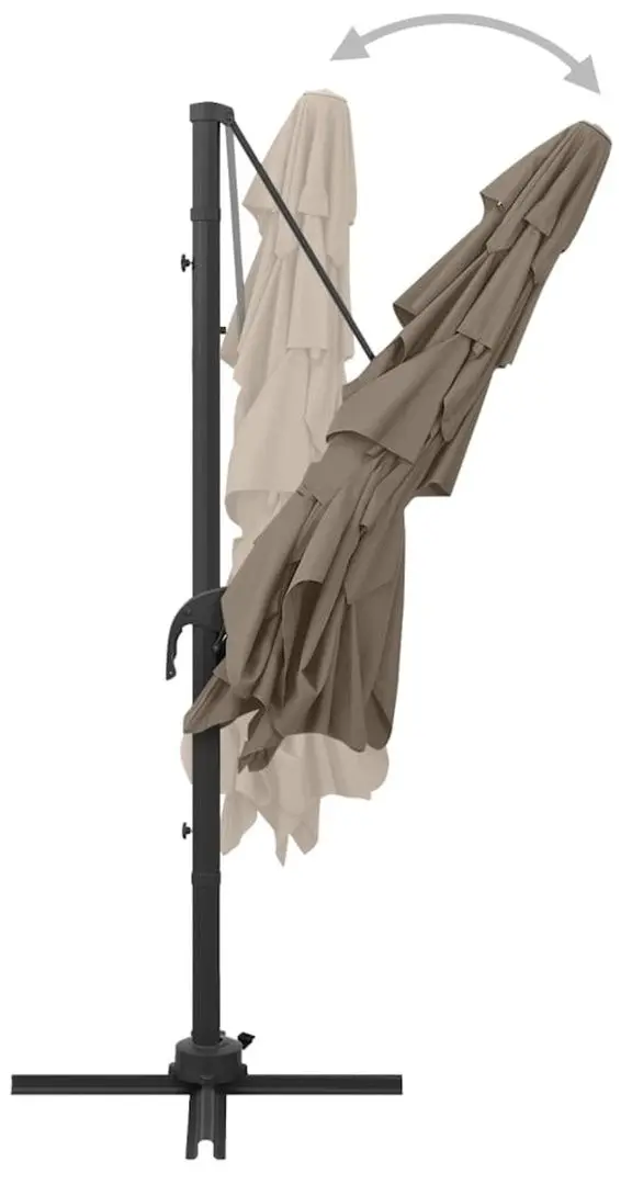 Зонт от солнца VidaXL 313823 (Taupe Grey)