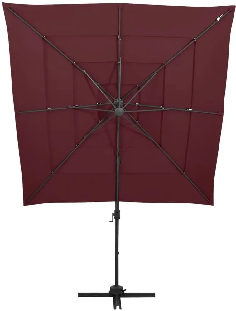 Umbrela de soare VidaXL 313824 (Burgundy)