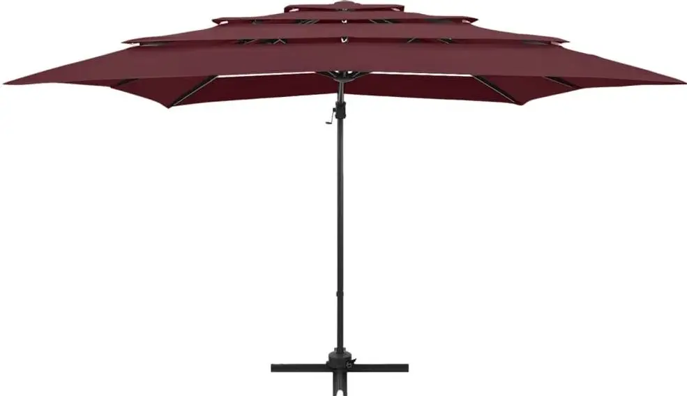 Umbrela de soare VidaXL 313824 (Burgundy)