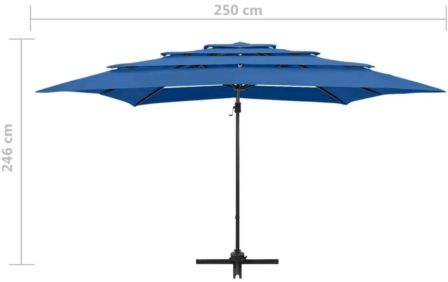 Umbrela de soare VidaXL 313827 (Blue)