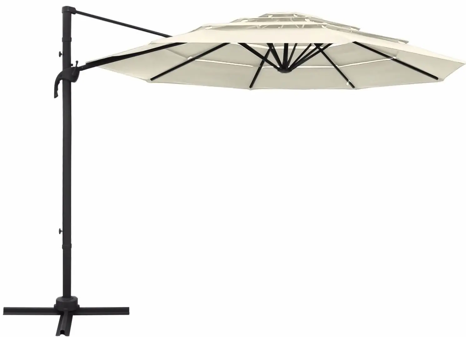 Umbrela de soare VidaXL 313828 (Sand)