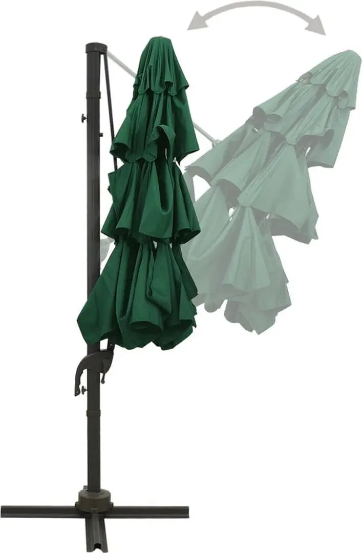 Umbrela de soare VidaXL 313829 (Green)