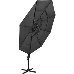 Umbrela de soare VidaXL 313830 (Black) Thumb