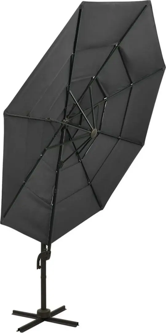 Umbrela de soare VidaXL 313830 (Black)