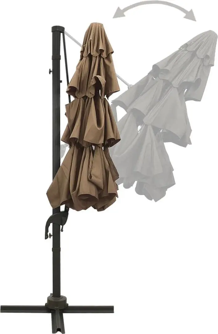 Зонт от солнца VidaXL 313831 (Taupe Grey)