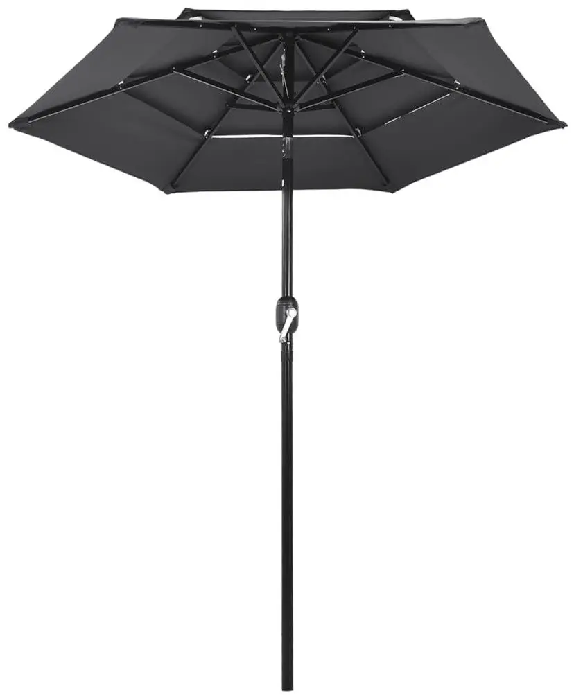 Umbrela de soare VidaXL 313854 (Anthracite) - 2