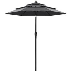 Umbrela de soare VidaXL 313854 (Anthracite)