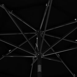 Umbrela de soare VidaXL 313874 (Black) Thumb