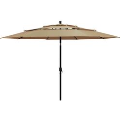 Зонт от солнца VidaXL 313879 (Taupe Grey)