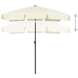 Umbrela de soare VidaXL 314719 (Sand Yellow) Thumb