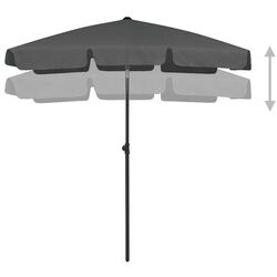 Umbrela de soare VidaXL 314721 (Anthracite) Thumb