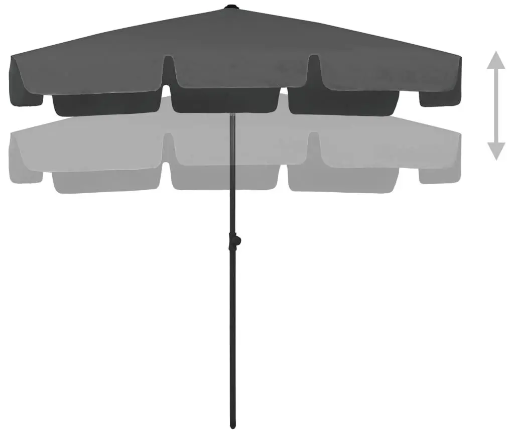 Umbrela de soare VidaXL 314729 (Anthracite) - 3
