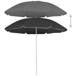 Umbrela de soare VidaXL 315539 (Anthracite) Thumb