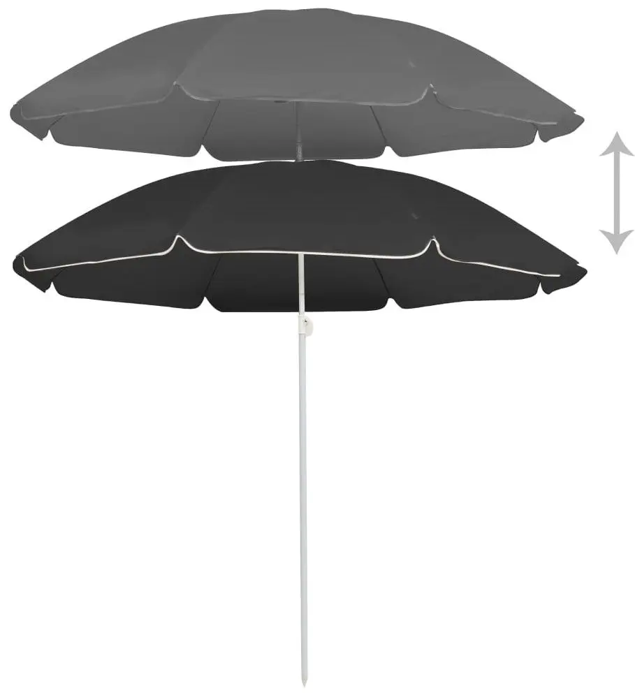 Umbrela de soare VidaXL 315539 (Anthracite) - 2