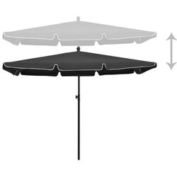 Umbrela de soare VidaXL 315545 (Anthracite) Thumb