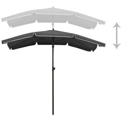 Umbrela de soare VidaXL 315553 (Anthracite) Thumb