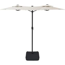 Зонт от солнца VidaXL 362969 LED (White) Thumb