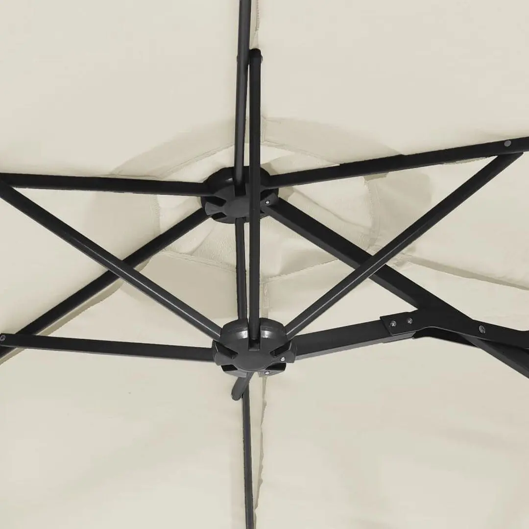 Зонт от солнца VidaXL 362969 LED (White)