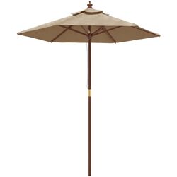 Umbrela de soare VidaXL 363162 (Taupe)