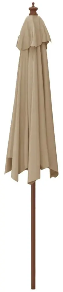 Umbrela de soare VidaXL 363170 (Taupe) - 4