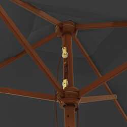 Umbrela de soare VidaXL 363185 (Anthracite) Thumb