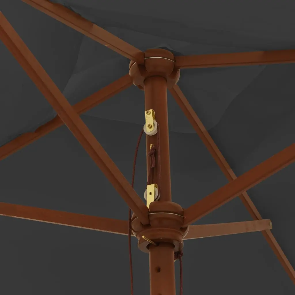 Umbrela de soare VidaXL 363185 (Anthracite) - 4