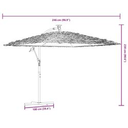 Зонт от солнца VidaXL 4005074 (Brown) Thumb