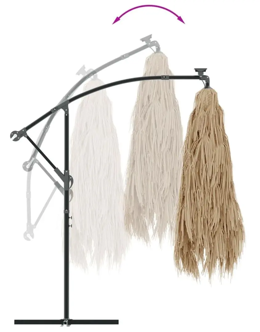 Umbrela de soare VidaXL 4005078 (Brown) - 5