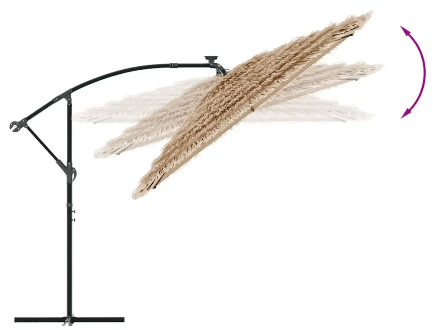 Зонт от солнца VidaXL 4005082 (Brown) - 6