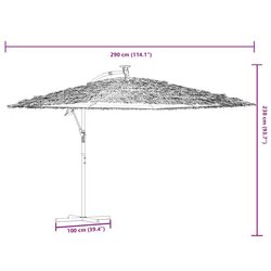 Зонт от солнца VidaXL 4005085 (White) Thumb