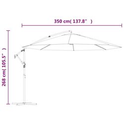 Umbrela de soare VidaXL 42198 (Blue) Thumb
