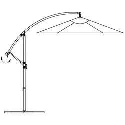 Umbrela de soare VidaXL 42200 (Green) Thumb