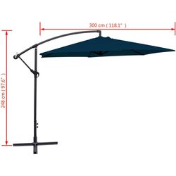 Umbrela de soare VidaXL 42201 (Navy Blue) Thumb