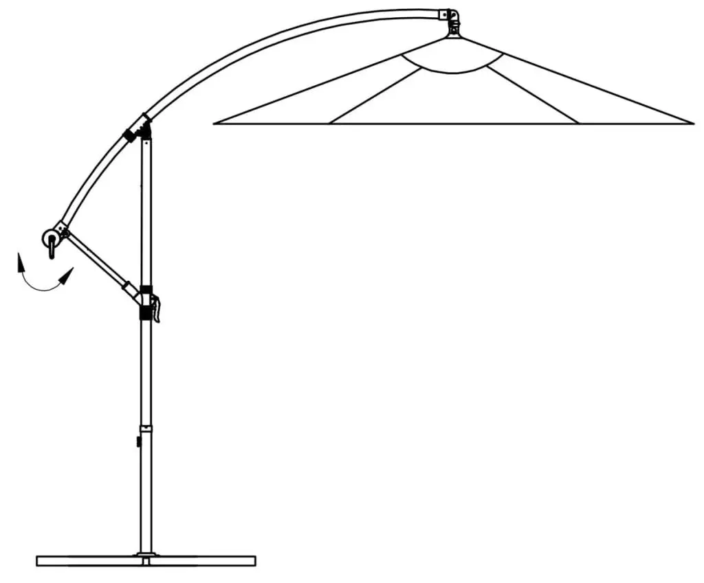 Зонт от солнца VidaXL 42202 (Sand White)