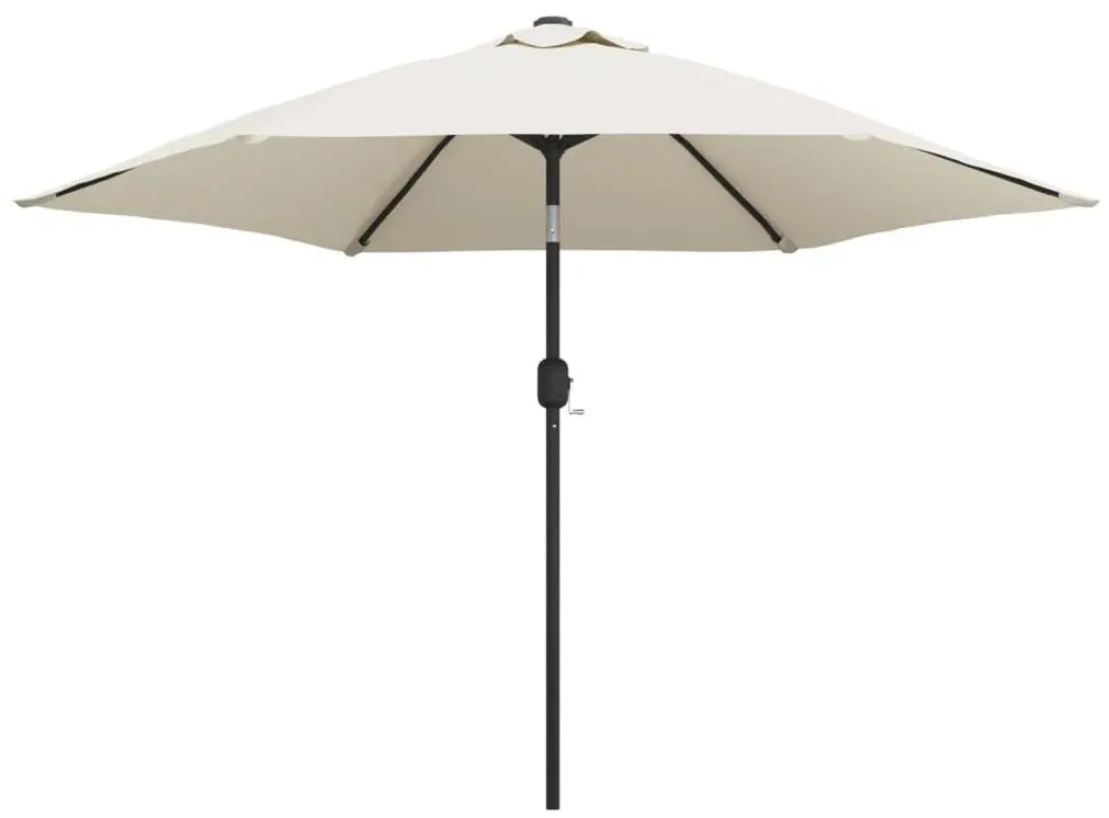 Зонт от солнца VidaXL 42204 LED (White Sand)
