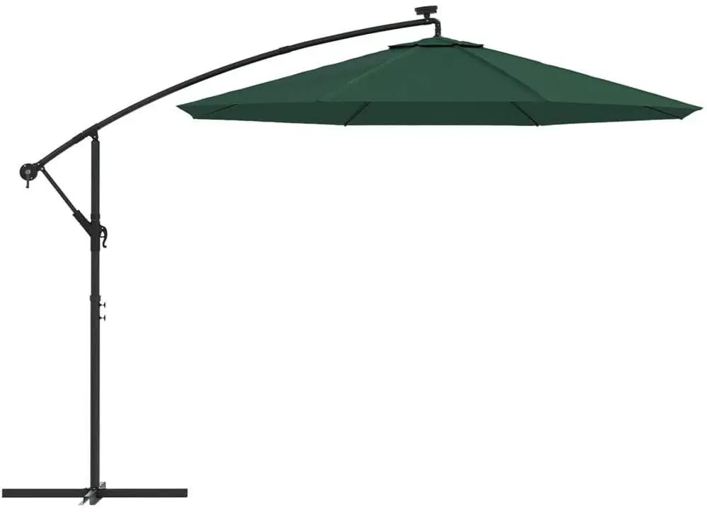 Umbrela de soare VidaXL 42969 LED (Green) - 2