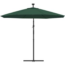 Umbrela de soare VidaXL 42969 LED (Green) Thumb