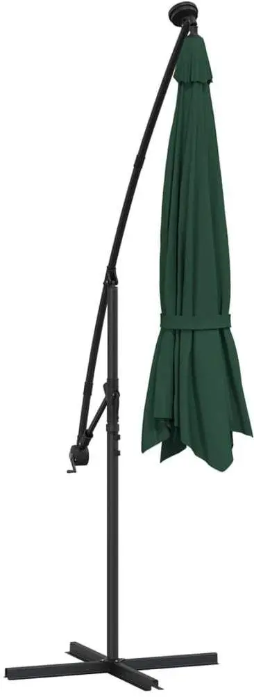 Umbrela de soare VidaXL 42969 LED (Green) - 7