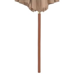 Зонт от солнца VidaXL 44496 (Taupe) Thumb