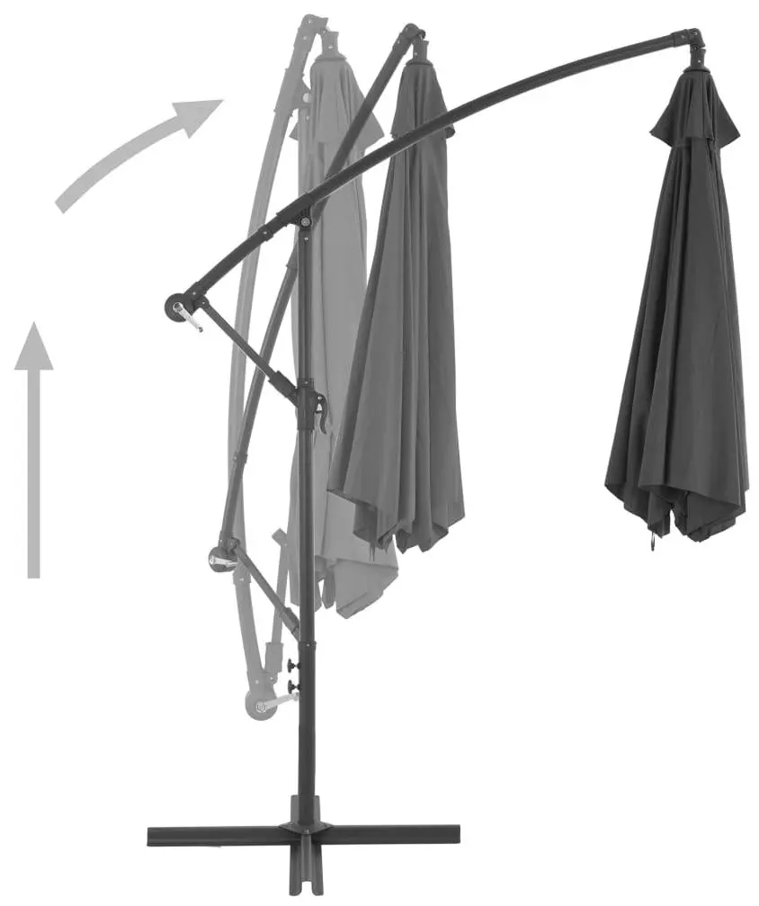 Зонт от солнца VidaXL 44509 (Anthracite) - 4