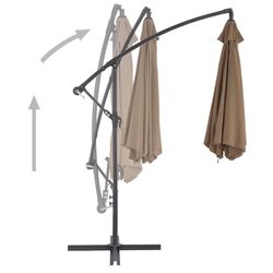 Umbrela de soare VidaXL 44510 (Taupe) Thumb